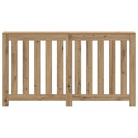 Radiatorombouw 149x20x82 cm bewerkt hout artisanaal eikenkleur 3