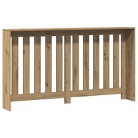 Radiatorombouw 149x20x82 cm bewerkt hout artisanaal eikenkleur 4