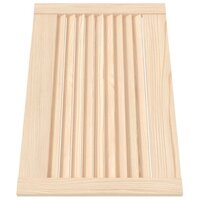 Kastdeuren met lamellen 4 st 39,5x59,4 cm massief grenenhout 3