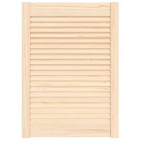 Kastdeur met lamellen 69x49,4 cm massief grenenhout 2