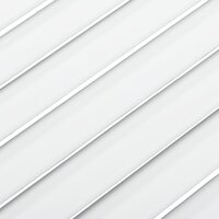 Kastdeuren met lamellen 2 st 39,5x49,4 cm grenenhout wit 5