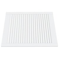 Kastdeur met lamellen 69x59,4 cm massief grenenhout wit 3