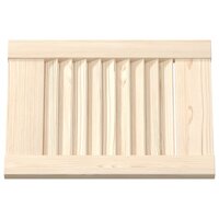 Kastdeuren met lamellen 4 st 39,5x29,5 cm massief grenenhout 6