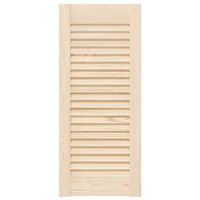 Kastdeur met lamellen 69x29,5 cm massief grenenhout 4
