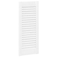 Kastdeuren louvredesign 4 st 61,5x29,5 cm wit 2