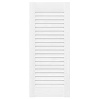 Kastdeuren louvredesign 4 st 61,5x29,5 cm wit 3