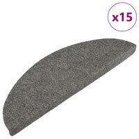 Trapmatten zelfklevend 15 st 56x17x3 cm grijs 2