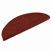 Trapmatten Zelfklevend 10 st 56x17x3 cm Bordeaux Rood Halfrond 2