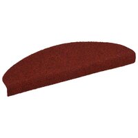 Trapmatten Zelfklevend 5 stuks 65x21x4 cm Bordeaux Rood Halfrond Groot 2