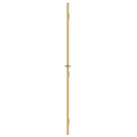 Binnendeur smal 76x201,5 cm gehard glas en aluminium goudkleur 5