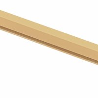 Binnendeur smal 76x201,5 cm gehard glas en aluminium goudkleur 8