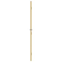 Binnendeur smal 102,5x201,5 cm gehard glas en aluminium goud 5