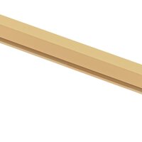 Binnendeur smal 102,5x201,5 cm gehard glas en aluminium goud 8