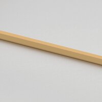 Binnendeur smal 76x201,5 cm gehard glas en aluminium goudkleur 8
