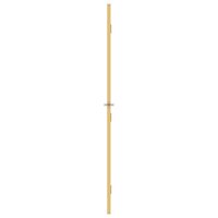 Binnendeur smal 102,5x201,5 cm gehard glas en aluminium goud 5