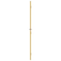Binnendeur smal 76x201,5 cm gehard glas en aluminium goudkleur 5