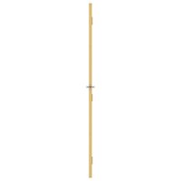 Binnendeur smal 83x201,5 cm gehard glas en aluminium goudkleur 5