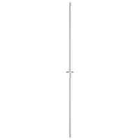 Binnendeur 83x201,5 cm ESG-glas en aluminium wit 4