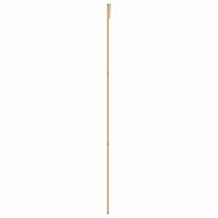Schuifdeur 76x205 cm helder ESG-glas en aluminium goudkleurig 4