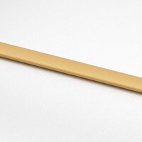 Schuifdeur 102,5x205 cm mat ESG-glas en aluminium goudkleurig 5