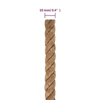 Touw 25 m lang 10 mm dik jute 6