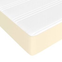 Pocketveringmatras medium 100x200x20 cm kunstleer cr&egrave;mekleurig 5