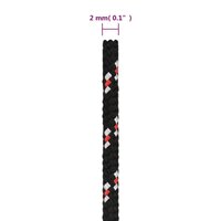Boot touw 2 mm 100 m polypropyleen zwart 6