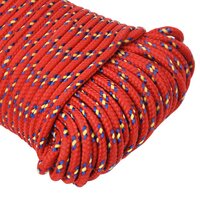 Boottouw 3 mm 250 m polypropyleen rood 4