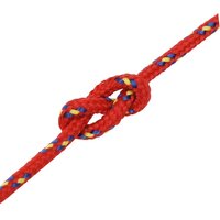 Boottouw 3 mm 250 m polypropyleen rood 5