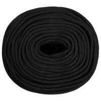Boottouw 6 mm 25 m polypropeen zwart 3