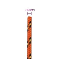 Boottouw 3 mm 25 m polypropyleen oranje 6