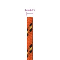 Boottouw 5 mm 50 m polypropyleen oranje 6