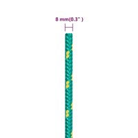 Boottouw 8 mm 50 m polypropyleen groen 6