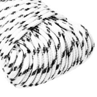 Boottouw gevlochten 3 mm x 250 m polyester wit 3