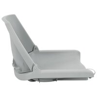 4-delige Bootstoelen set inklapbaar grijs 6
