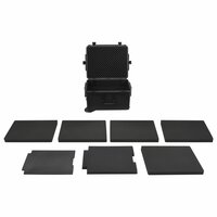Flightcase draagbaar 62,5x49,5x37 cm PP zwart 6