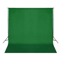 Achtergrond zonder standaard chromakey 300x300 cm katoen groen 2