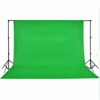 Achtergrond zonder standaard chromakey 500x300 cm katoen groen 4