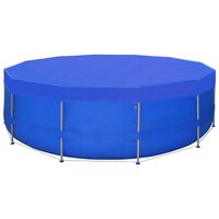 Zwembadhoezen 2 st rond 90 g/m&sup2; 460 cm PE 2