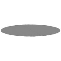 Zwembadgrondzeil &Oslash;244 cm polyester geotextiel lichtgrijs 2
