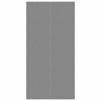 Zwembadgrondzeil 500x250 cm polyester geotextiel lichtgrijs 3
