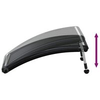 Zwembadverwarmingspaneel solar 3 st gebogen 110x65 cm 8