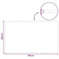 Zonne zwembadoverkapping extra zwaar 300 x 200 cm, 400 &mu;m 7