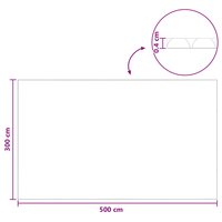 Zonne zwembadoverkapping extra zwaar 500 x 300 cm 400 &mu;m 7