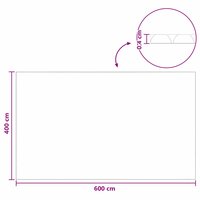 Zonne zwembadoverkapping extra zwaar 600 x 400 cm, 400 &mu;m 7