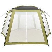 Zwembadtent 590x520x250 cm stof groen 2
