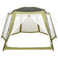 Zwembadtent 590x520x250 cm stof groen 3