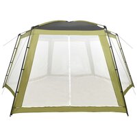 Zwembadtent 660x580x250 cm stof groen 2