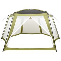 Zwembadtent 660x580x250 cm stof groen 3