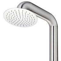 Buitendouche met grijze basis 230 cm roestvrij staal 9